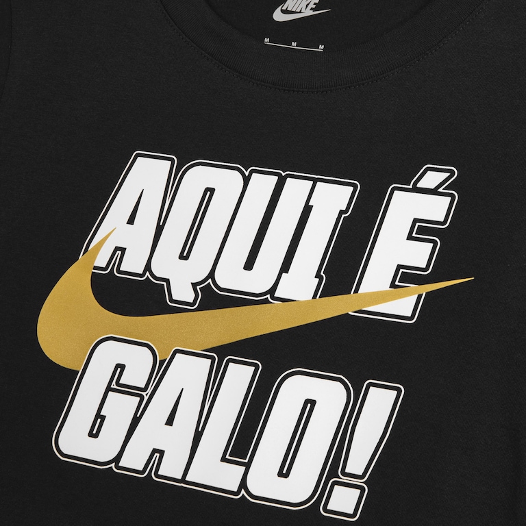 Camiseta Atlético Mineiro Nike Verbiage Infantil - Foto 4