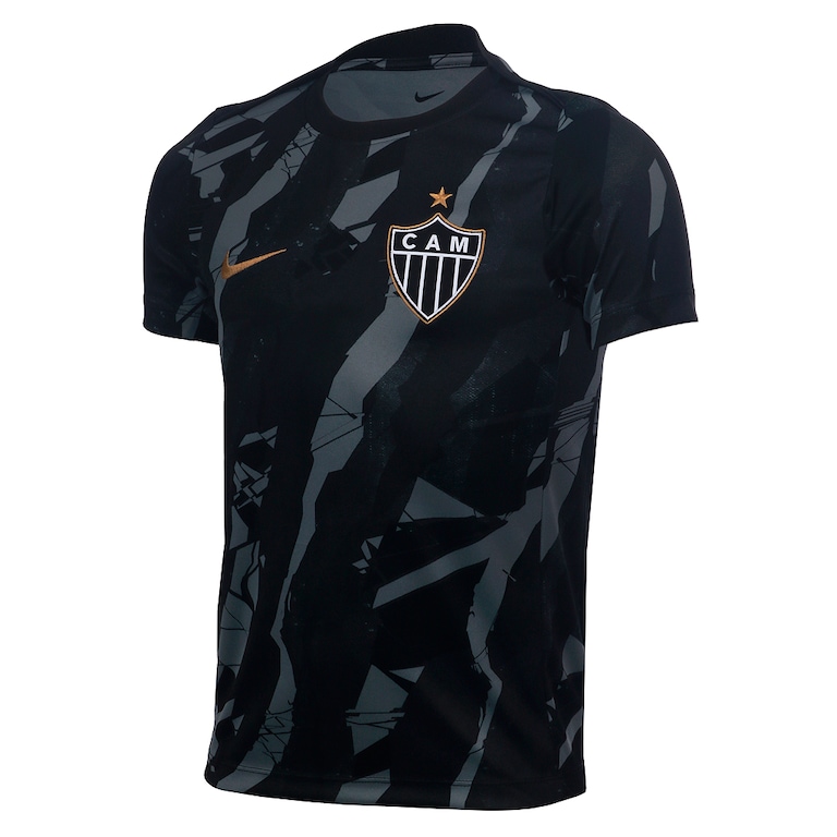 Camiseta Atlético Mineiro Nike 2026 Pré-jogo Infantil - Foto 1