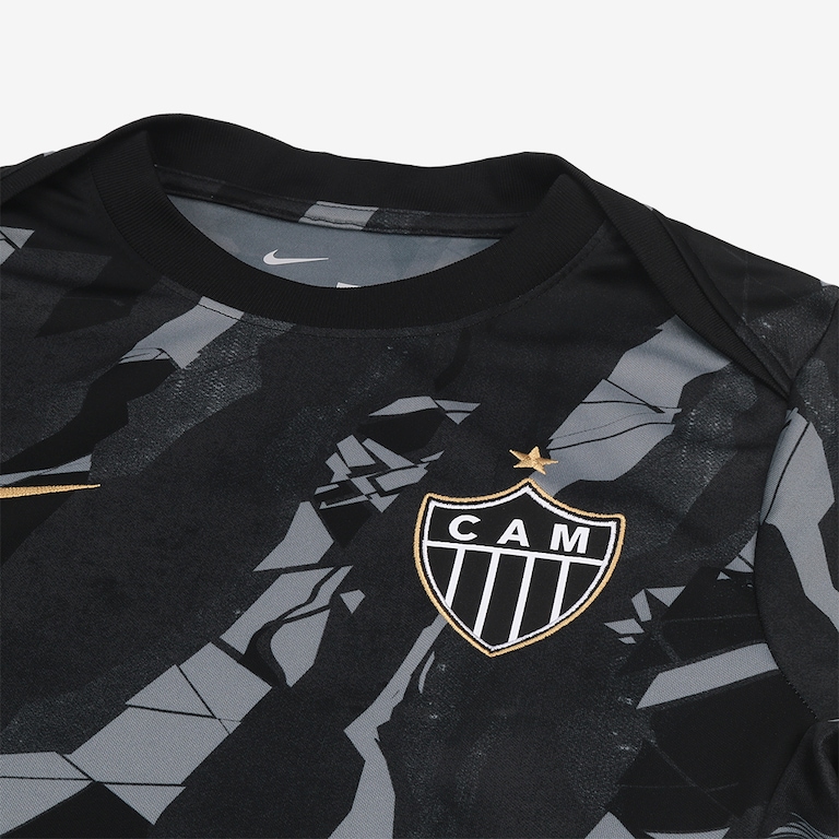 Camiseta Atlético Mineiro Nike 2026 Pré-jogo Feminina - Foto 3