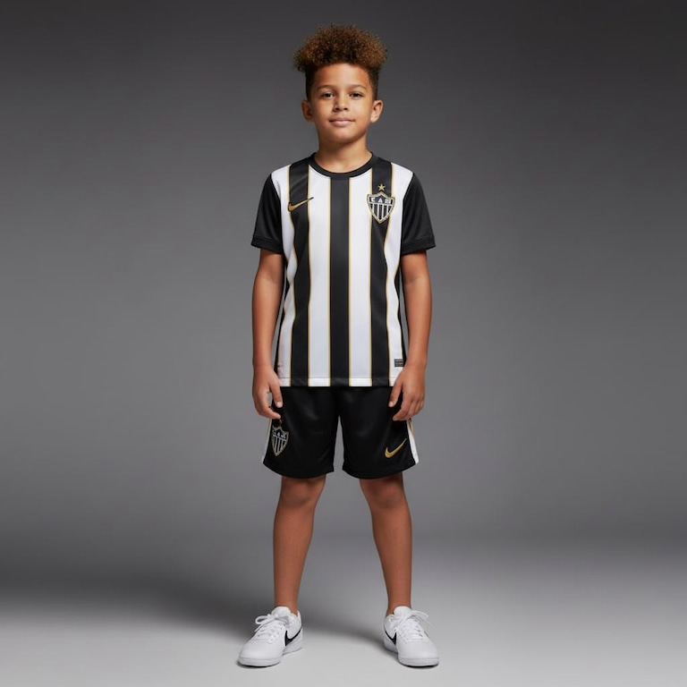 Shorts Atlético Mineiro Nike I 2026/27 Torcedor Pro Infantil - Foto 6