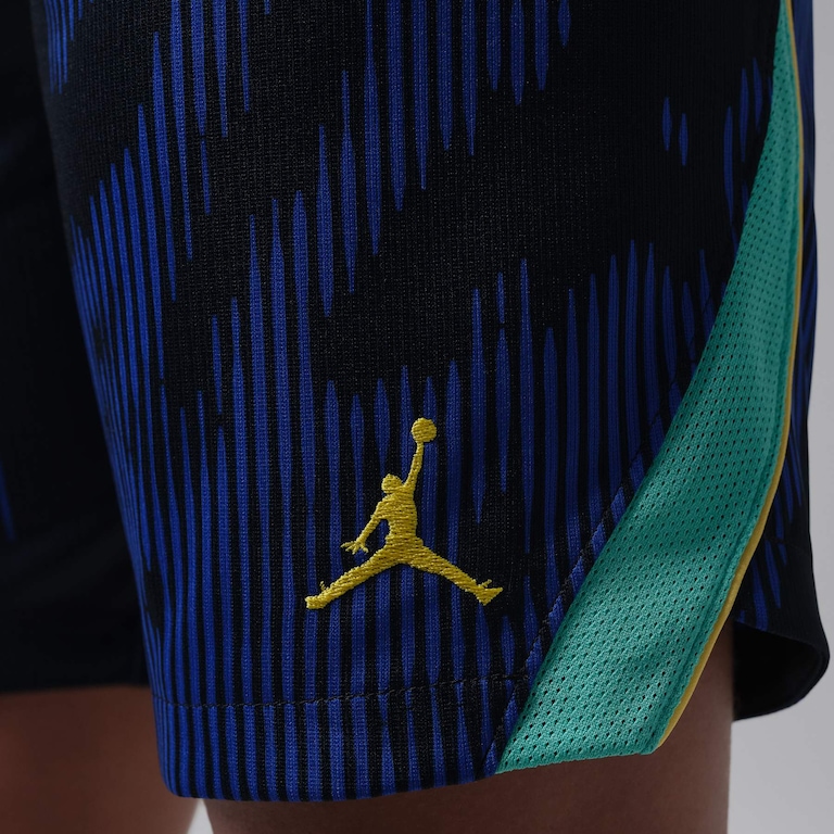 Shorts Brasil Jordan II 2026/27 Torcedor Pro Infantil - Foto 5