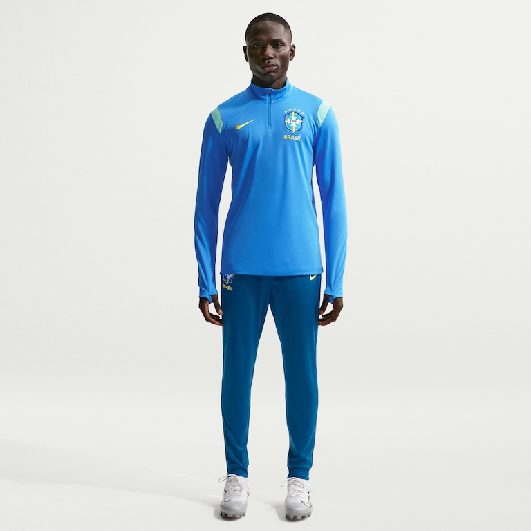 Camiseta Brasil Nike Manga Longa Academy Pro Masculina - Foto 4