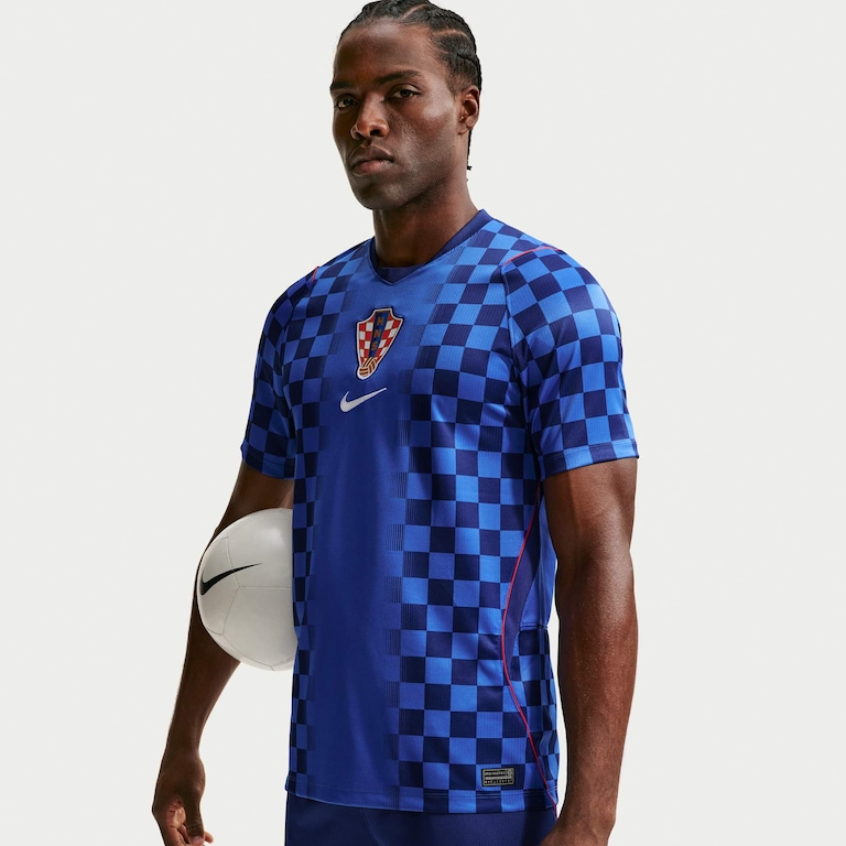 Camisa Croácia Nike II 2026/27 Torcedor Pro Masculina - Foto 1