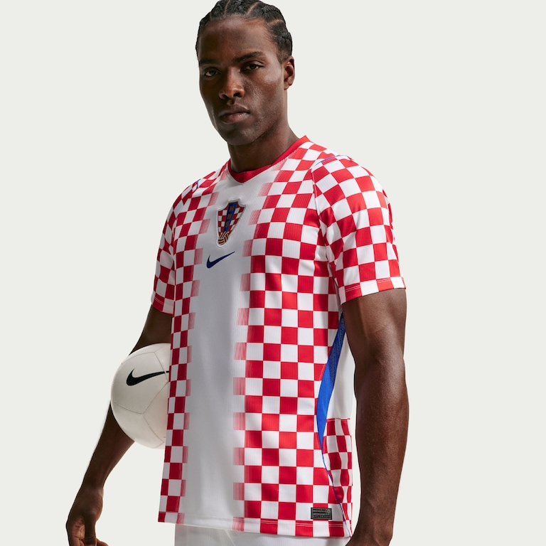 Camisa Croácia Nike I 2026/27 Torcedor Pro Masculina - Foto 3