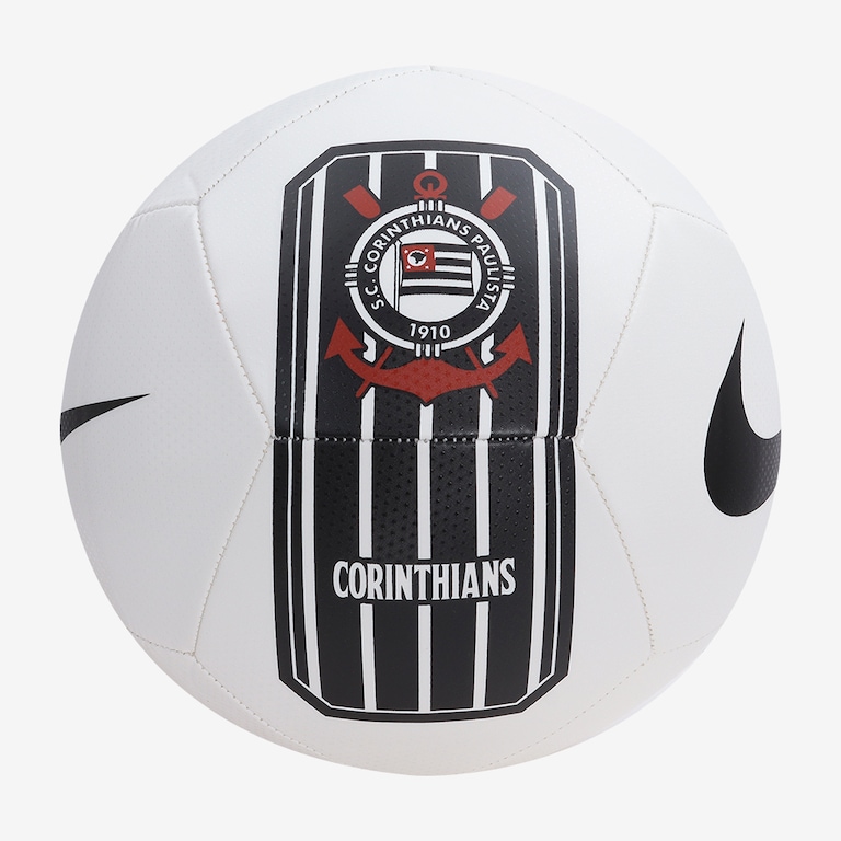 Bola de Futebol Corinthians Nike Pitch - Foto 1