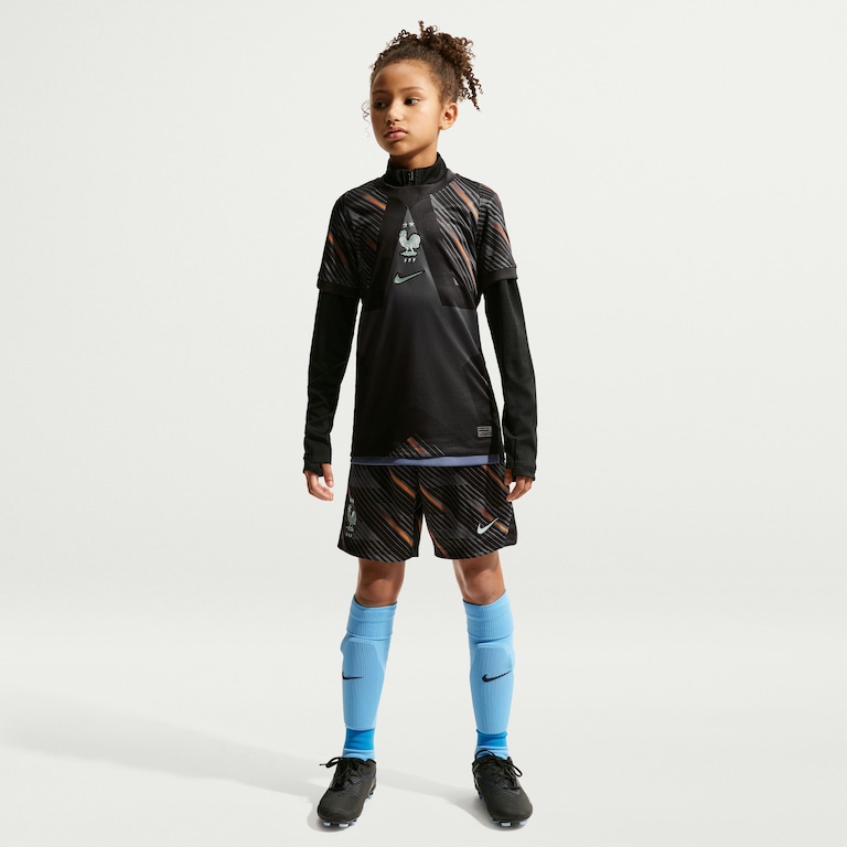 Camisa de Goleiro França Nike I 2026/27 Torcedor Pro Infantil - Foto 9