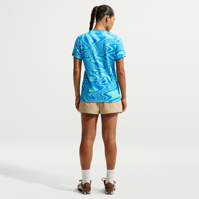 Camiseta Brasil Nike 2026 Pré-Jogo Feminina - Foto 5