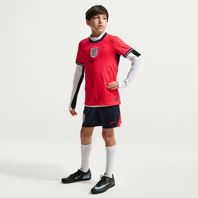 Camisa Inglaterra Nike II 2026/27 Torcedor Pro Infantil - Foto 5
