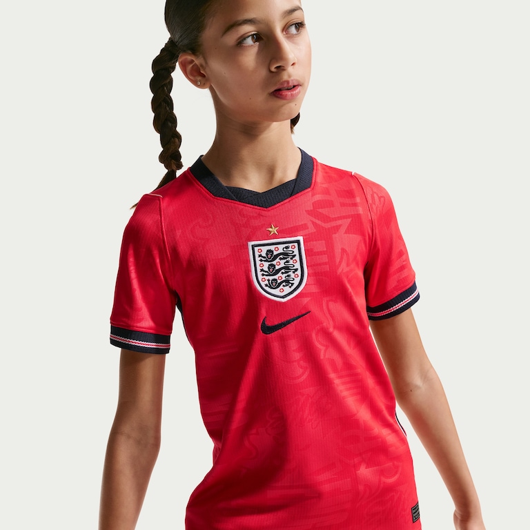 Camisa Inglaterra Nike II 2026/27 Torcedor Pro Infantil - Foto 2