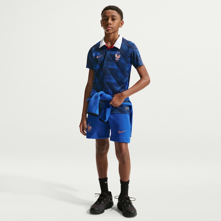 Camisa França Nike I 2026/27 Torcedor Pro Infantil - Foto 4