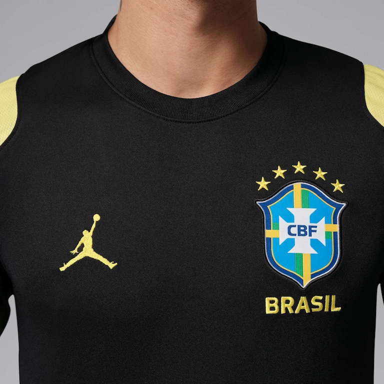 Camiseta Brasil Jordan Academy Pro 2026 Treino Masculina - Foto 4
