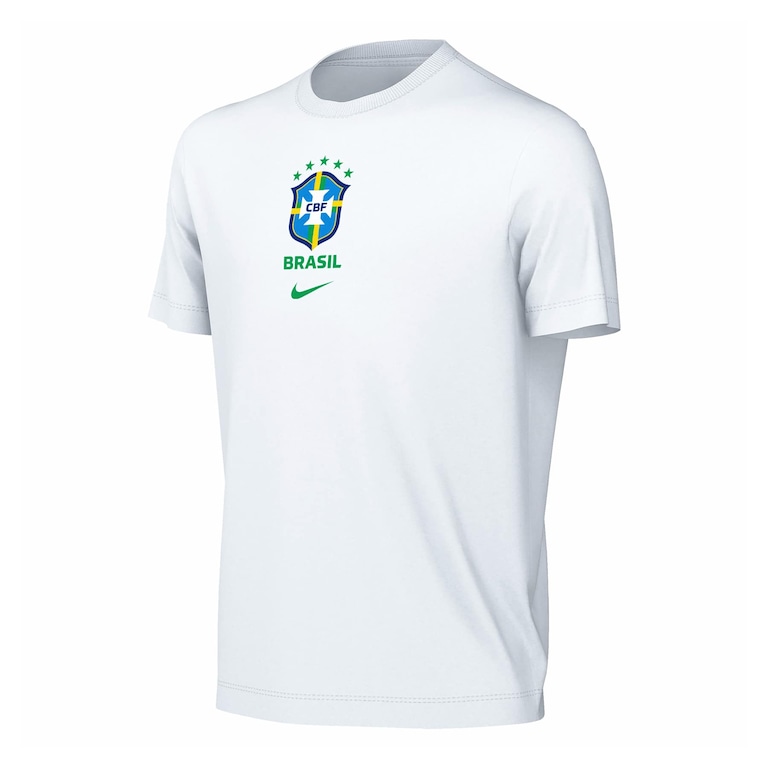 Camiseta Brasil Nike Crest Infantil - Foto 1