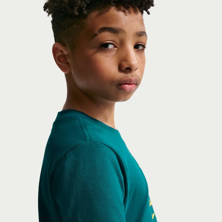 Camiseta Brasil Nike Crest Infantil - Foto 3