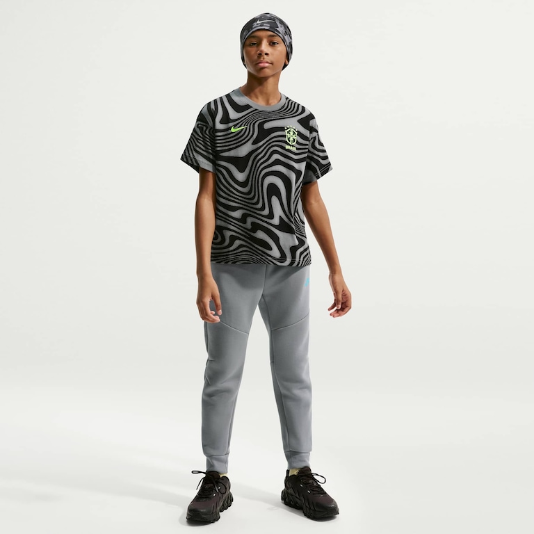 Camiseta Brasil Nike AOP Infantil - Foto 3