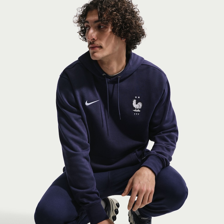 Blusão França Nike Club French Terry Masculino - Foto 1