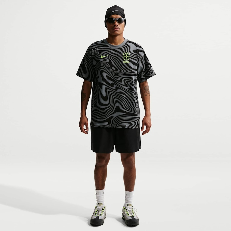 Camiseta Brasil Nike AOP Masculina - Foto 3