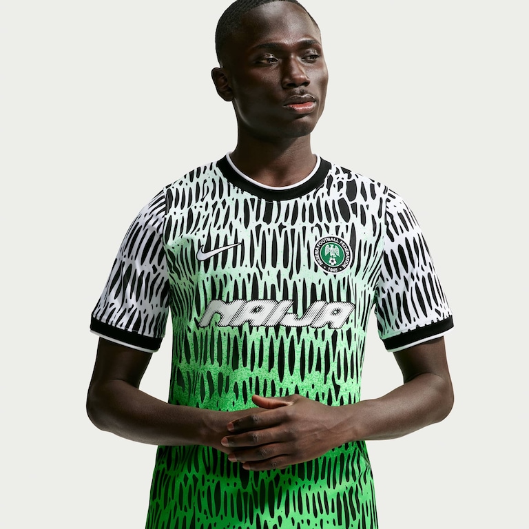 Camiseta Nigéria Nike x Slawn Dri-FIT Academy Pro Pré-Jogo Masculina - Foto 1