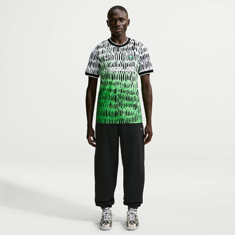 Camiseta Nigéria Nike x Slawn Dri-FIT Academy Pro Pré-Jogo Masculina - Foto 2