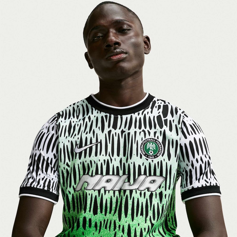 Camiseta Nigéria Nike x Slawn Dri-FIT Academy Pro Pré-Jogo Masculina - Foto 4