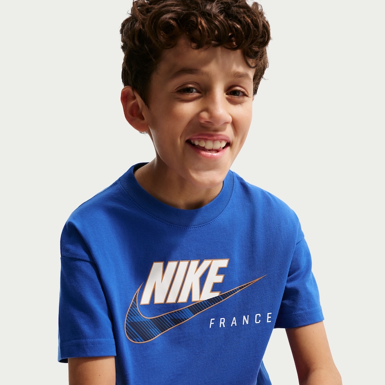 Camiseta França Nike Futura Infantil - Foto 2