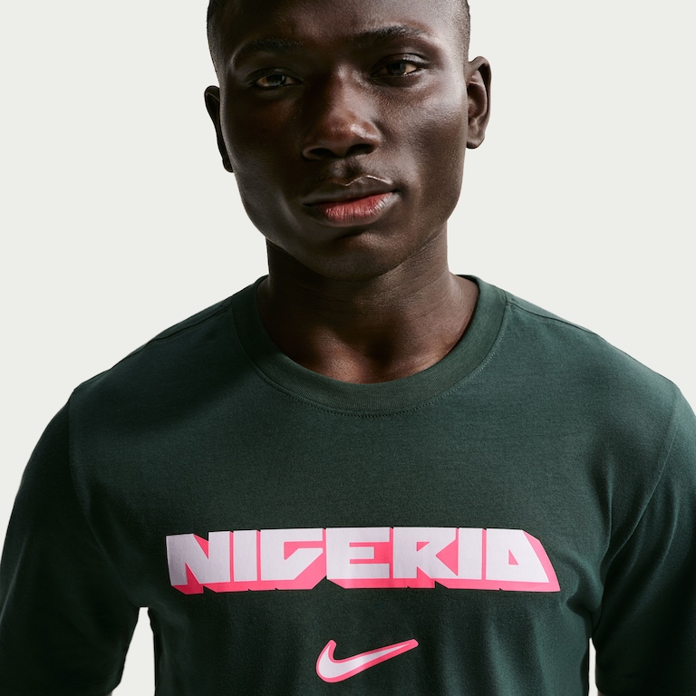 Camiseta Nigéria Nike Wordmark Masculina - Foto 2