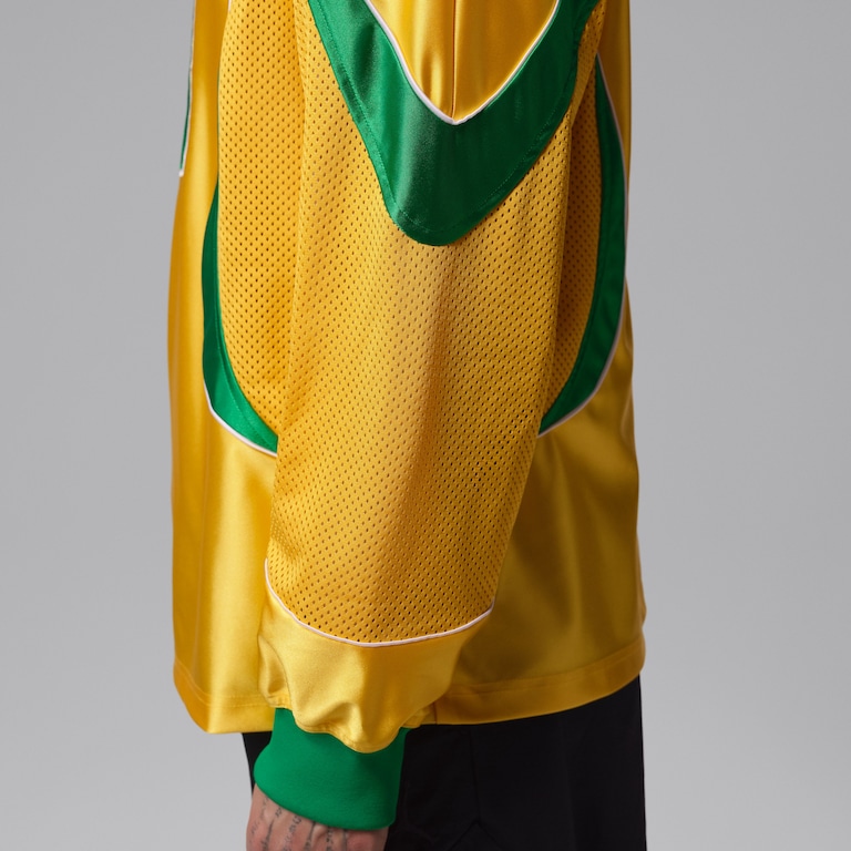 Camiseta Brasil Jordan Manga Longa Goalie Masculina - Foto 7
