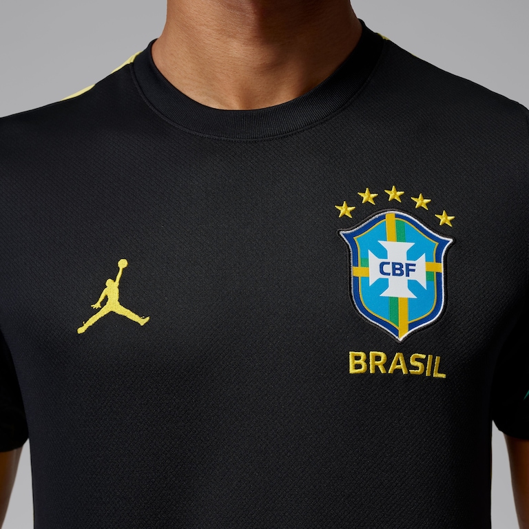 Camiseta Brasil Dri-FIT Jordan Strike 2026 Treino Masculina - Foto 2
