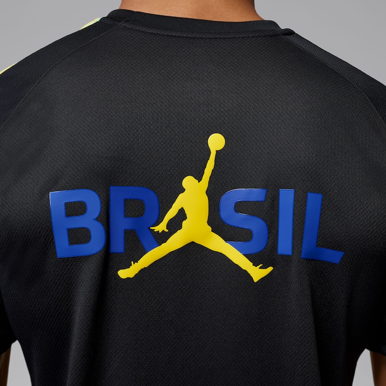 Camiseta Brasil Dri-FIT Jordan Strike 2026 Treino Masculina - Foto 4