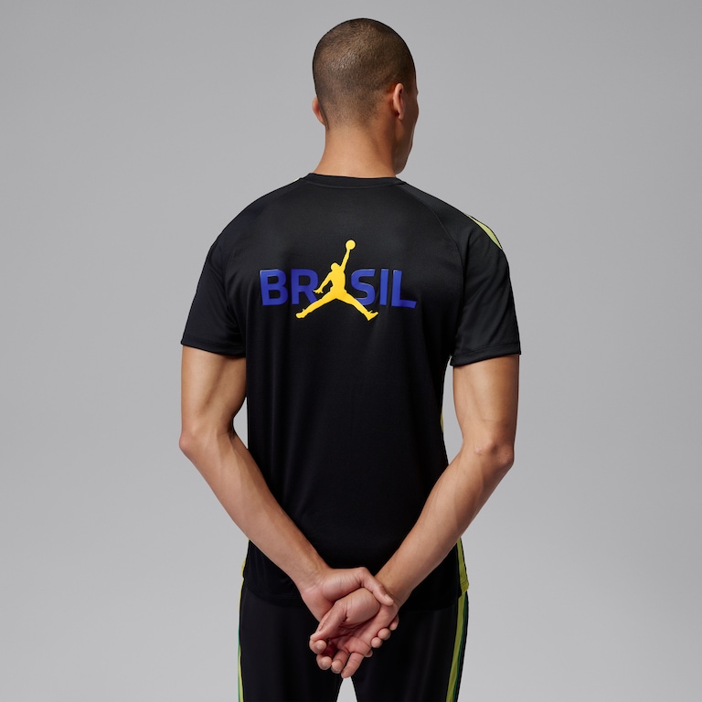 Camiseta Brasil Dri-FIT Jordan Strike 2026 Treino Masculina - Foto 6