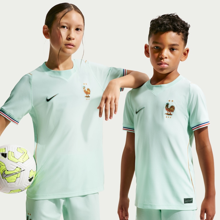 Camisa França Nike II 2026/27 Torcedor Pro Infantil - Foto 1