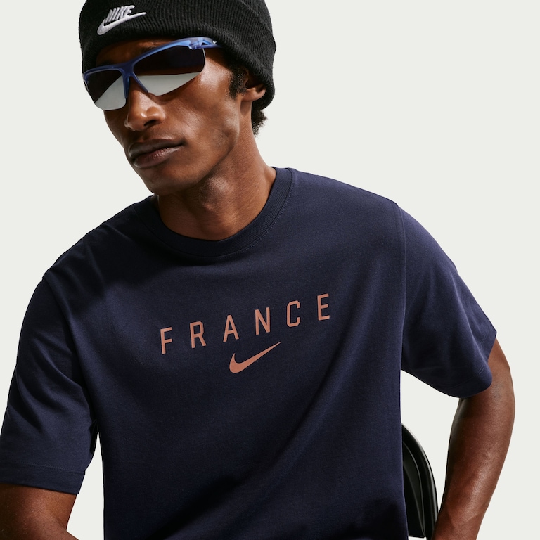 Camiseta França Nike Wordmark Masculina - Foto 2