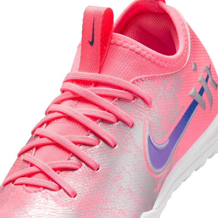 Chuteira Vini Jr Society Nike Mercurial Zoom Vapor 16 Academy Infantil - Foto 7