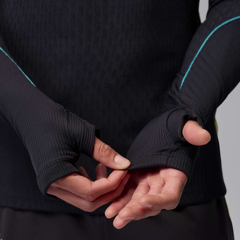 Camiseta Brasil Jordan Manga Longa Strike Elite 2026 Treino Masculina - Foto 3