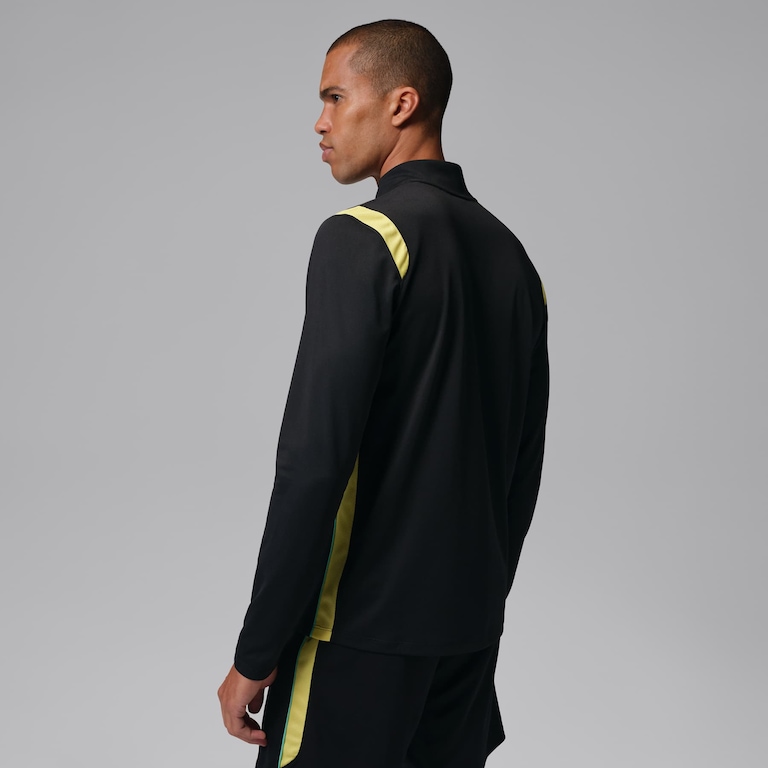 Camiseta Brasil Jordan Manga Longa Academy Pro 2026 Treino Masculina - Foto 2