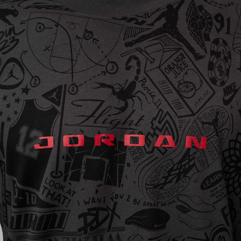 Camiseta Jordan Brooklyn Laser Graphic Masculina - Foto 4