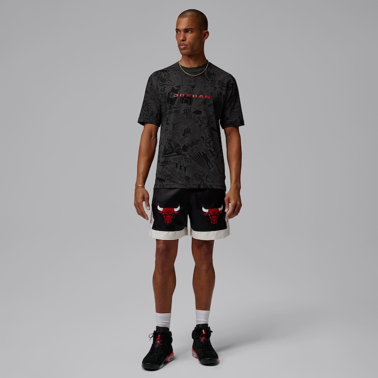 Camiseta Jordan Brooklyn Laser Graphic Masculina - Foto 6