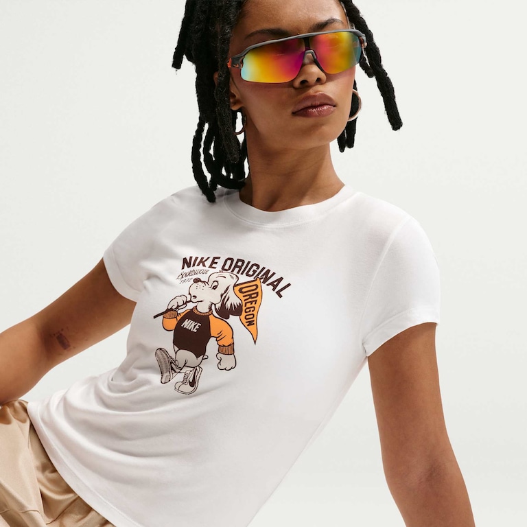 Camiseta Cropped Nike Sportswear Chill Knit MSC Feminina - Foto 3