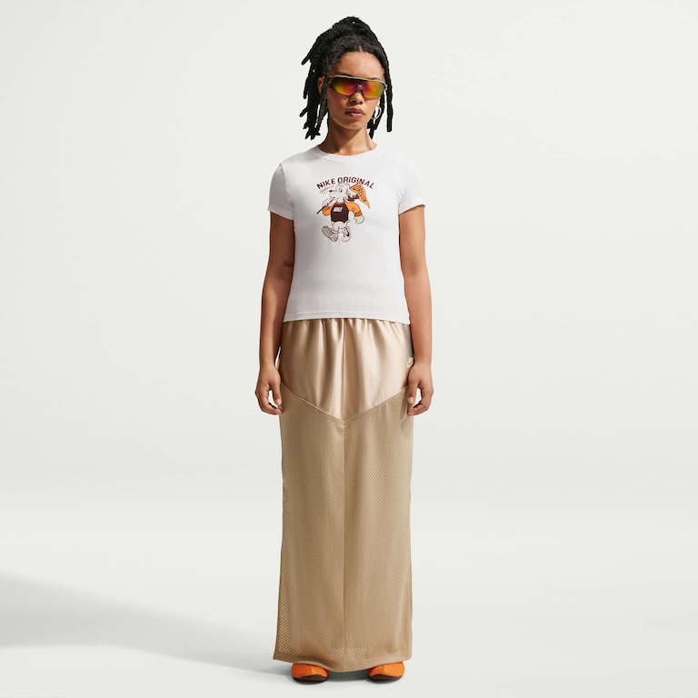 Camiseta Cropped Nike Sportswear Chill Knit MSC Feminina - Foto 4