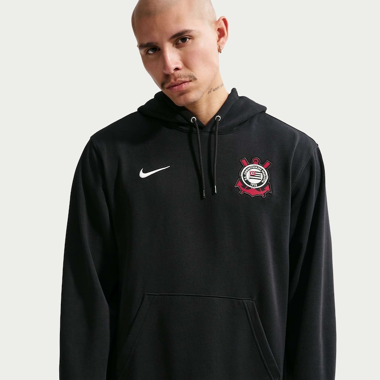 Blusão Corinthians Nike Sportswear Club Masculino - Foto 1