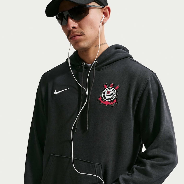 Blusão Corinthians Nike Sportswear Club Masculino - Foto 3