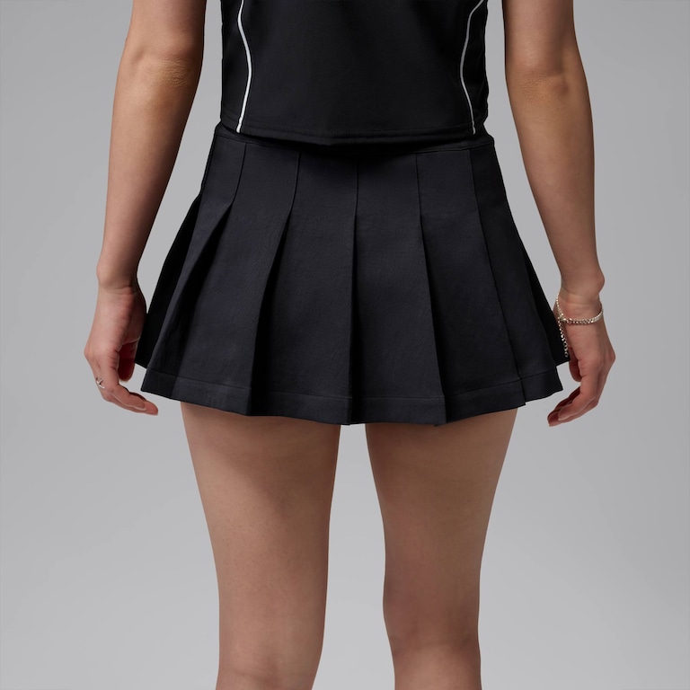 Shorts Saia Jordan Break Plissada Feminina - Foto 3