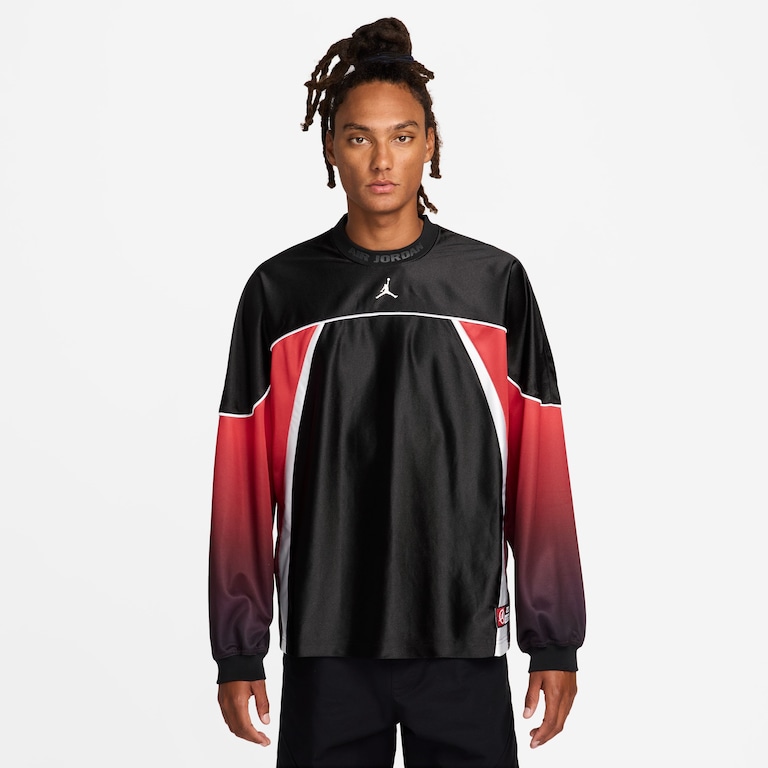 Camiseta Jordan Manga Longa Club Masculina - Foto 1