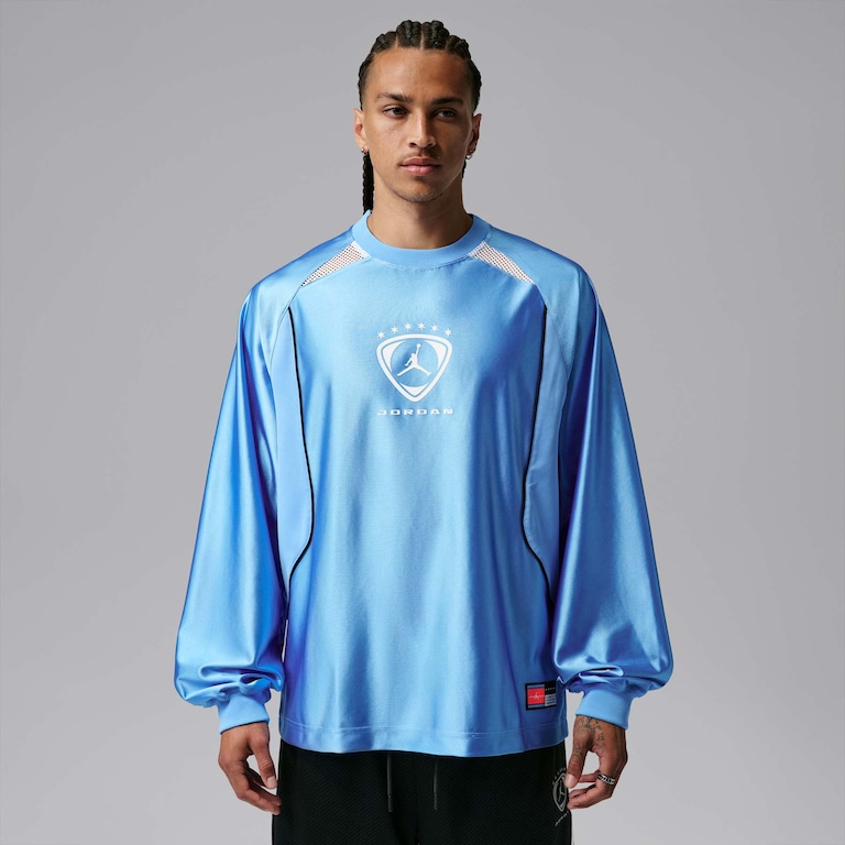 Camiseta de Goleiro Jordan Manga Longa Brooklyn FC Masculina - Foto 1
