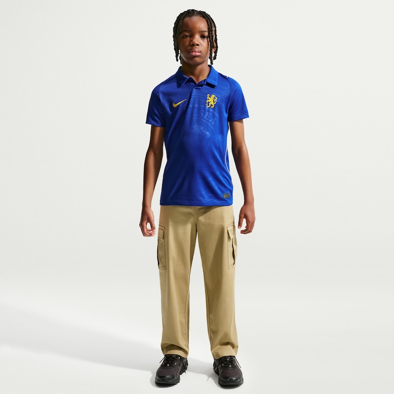 Camisa Chelsea Nike I 2026/27 Torcedor Pro Infantil - Foto 7