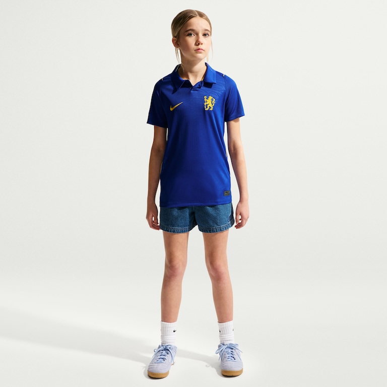 Camisa Chelsea Nike I 2026/27 Torcedor Pro Infantil - Foto 8