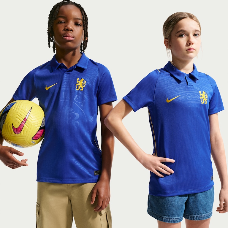 Camisa Chelsea Nike I 2026/27 Torcedor Pro Infantil - Foto 1