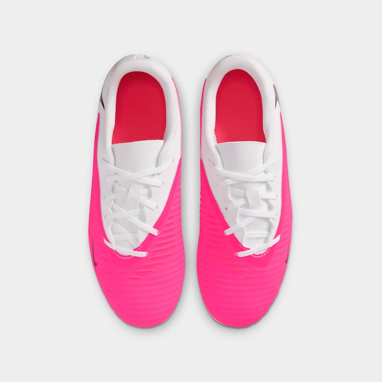 Chuteira Campo Nike Phantom 6 Club Low Infantil - Foto 4