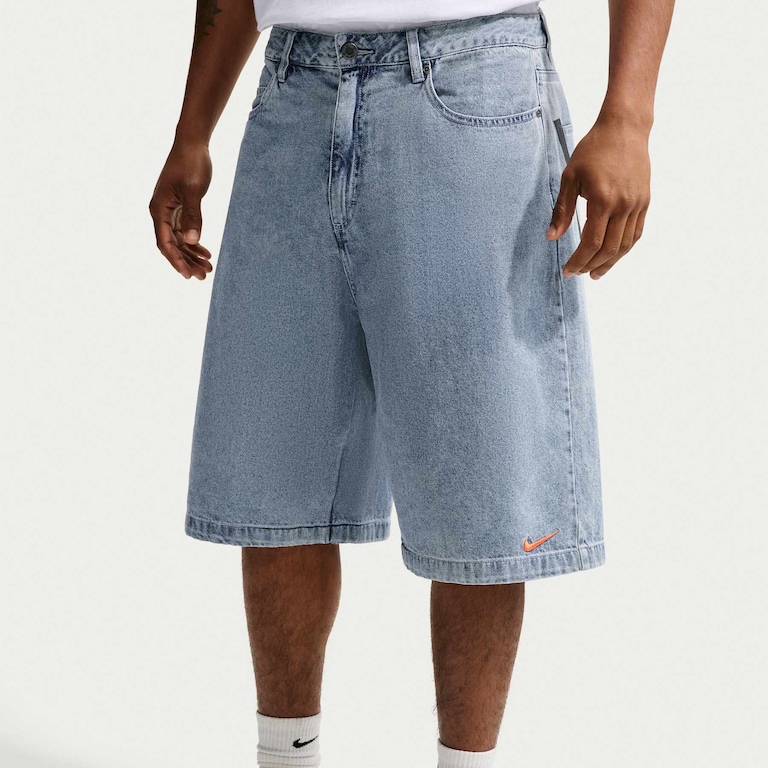 Shorts Nike YMH Indigo Denim Masculino - Foto 2