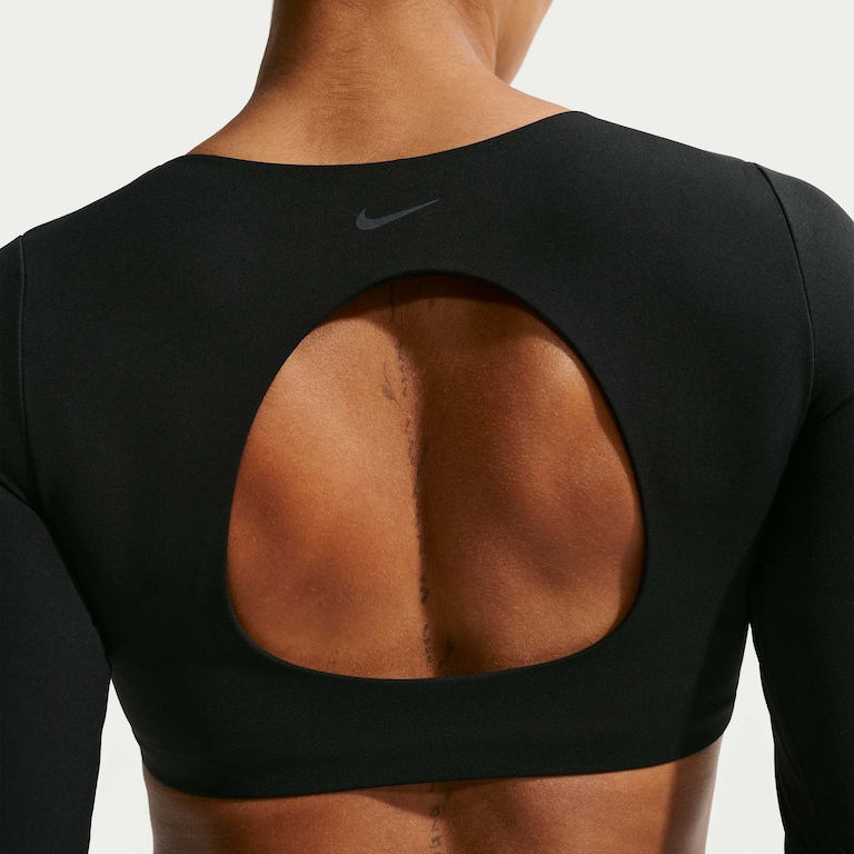 Top Dri-FIT Nike Manga Longa Zenvy Feminino - Foto 2