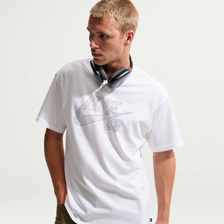 Camiseta Nike SB Logo Fill Unissex - Foto 3